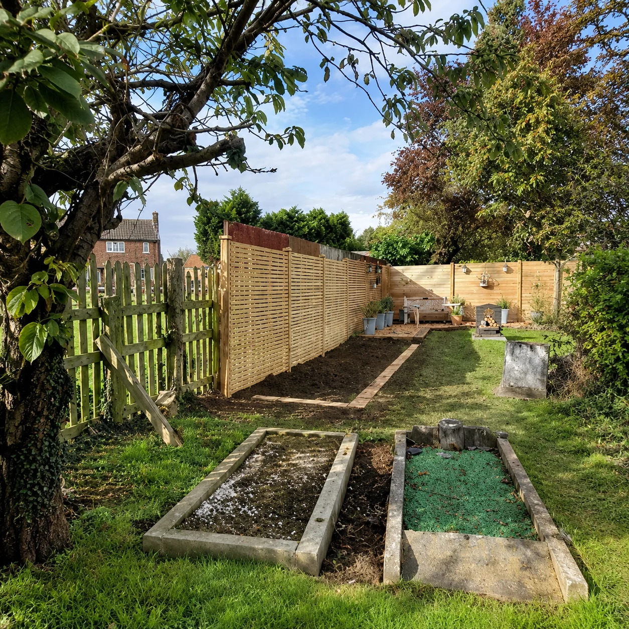 Kirk Smeaton Memorial Gardens & Allotments, Completed On Schedule