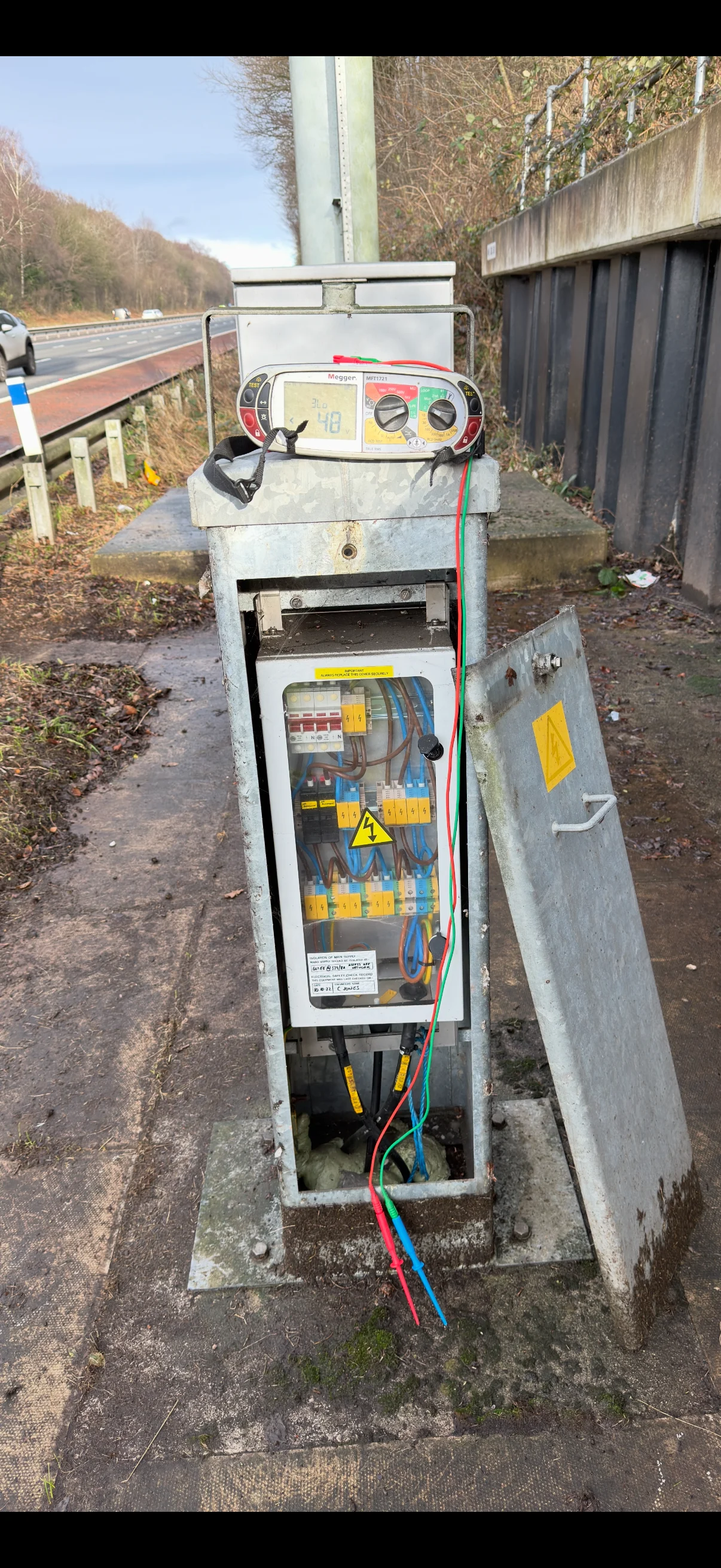 Highways Technology works on site