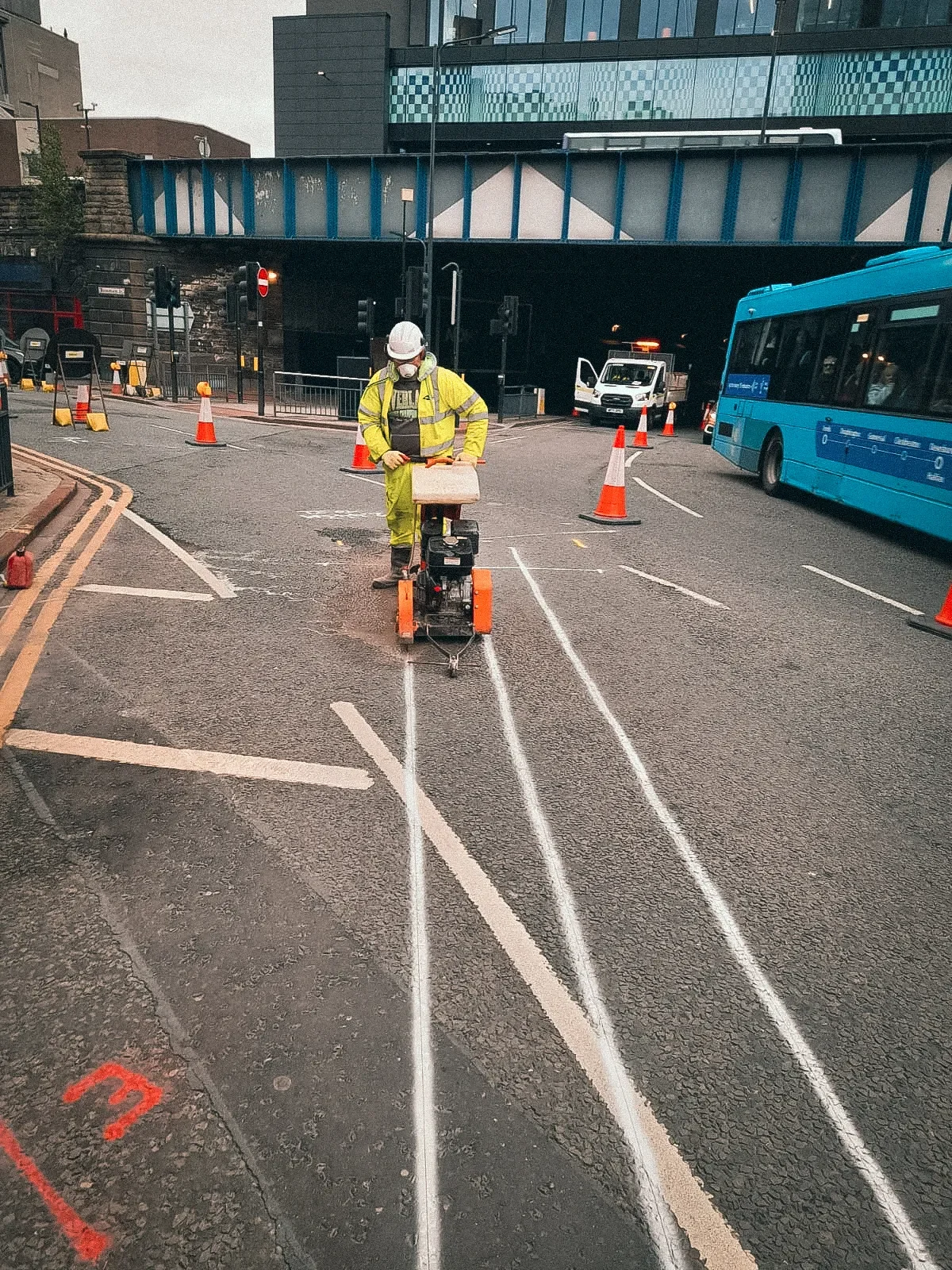 Fixing Drainage on Bishopgate Street in Leeds — site photograph
