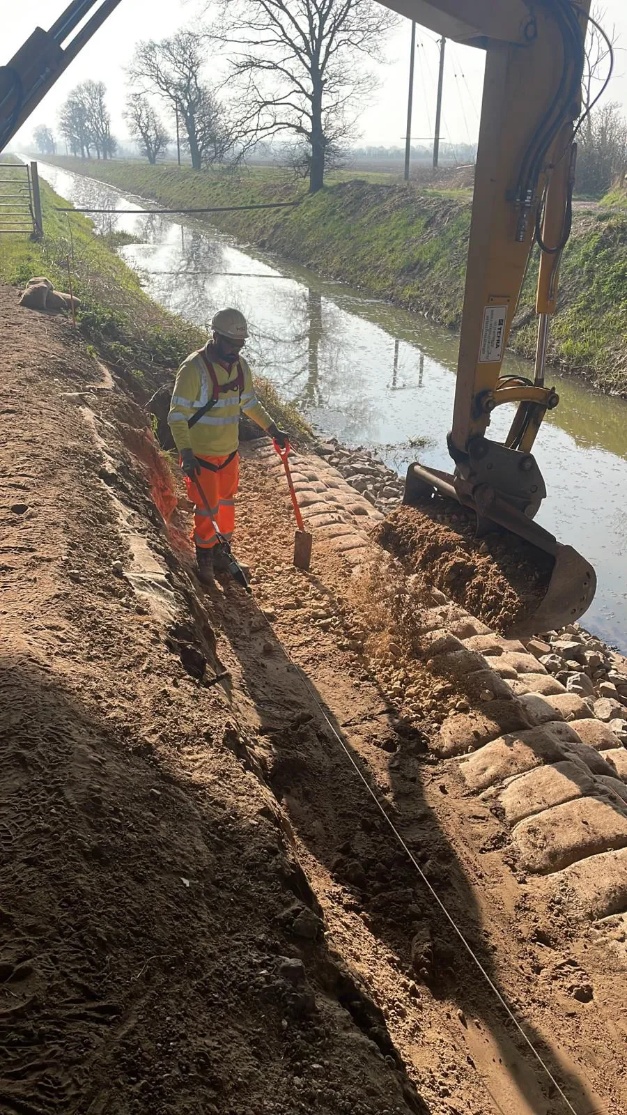 A46, Old Decoy Main Drain — site photograph