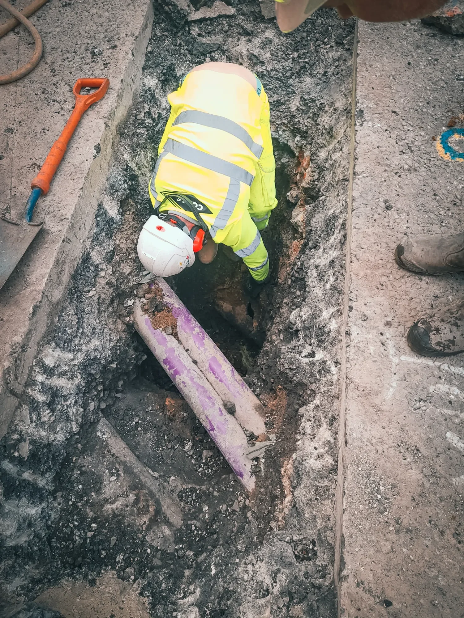 Fixing Drainage on Bishopgate Street in Leeds — site photograph