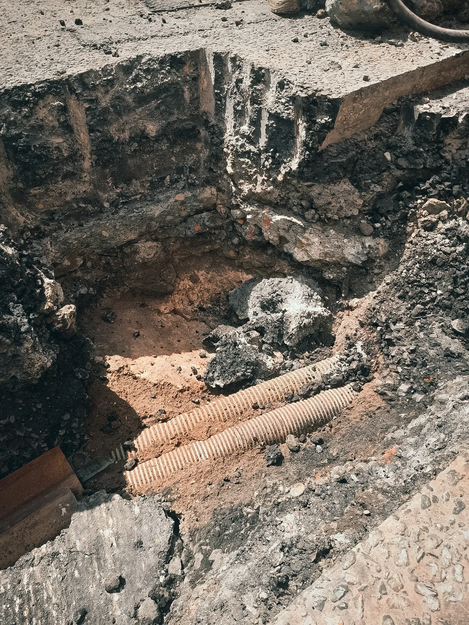 Fixing Drainage on Bishopgate Street in Leeds — site photograph
