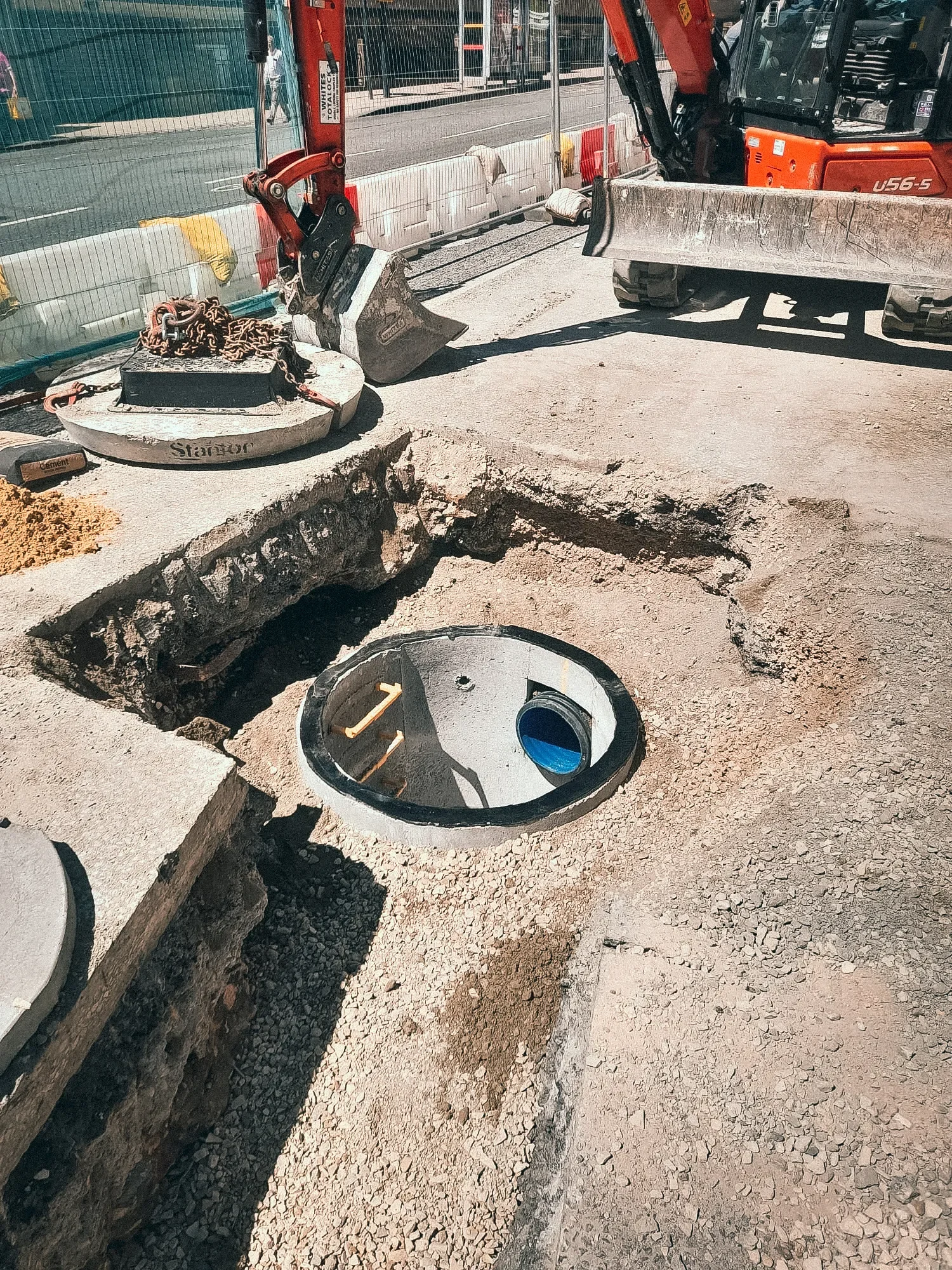 Fixing Drainage on Bishopgate Street in Leeds — site photograph