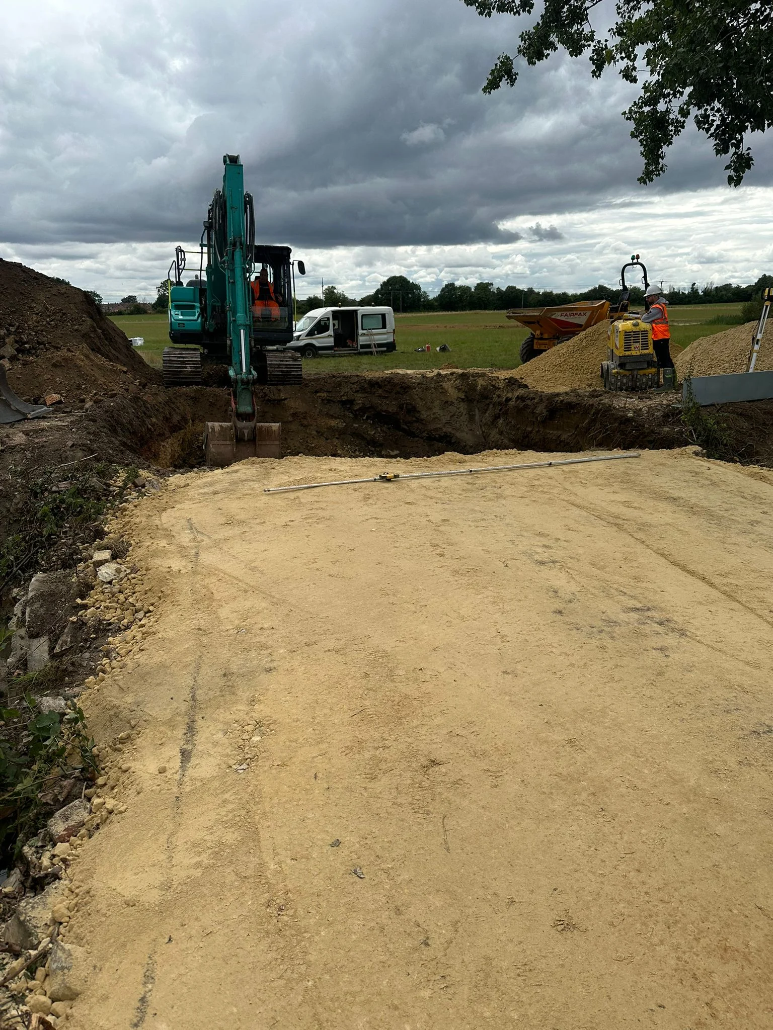 Barnsdale Culvert Access Bridge — site photograph