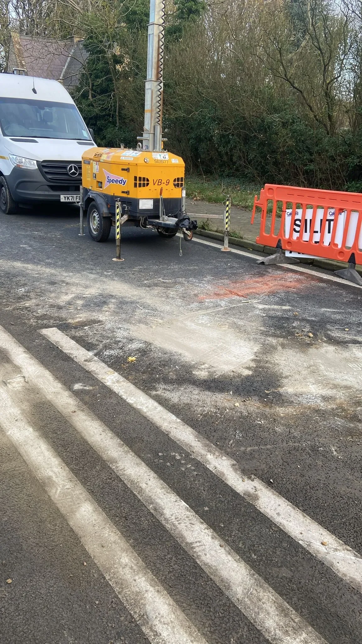 A64 Surface Water Drain Replacement — site photograph