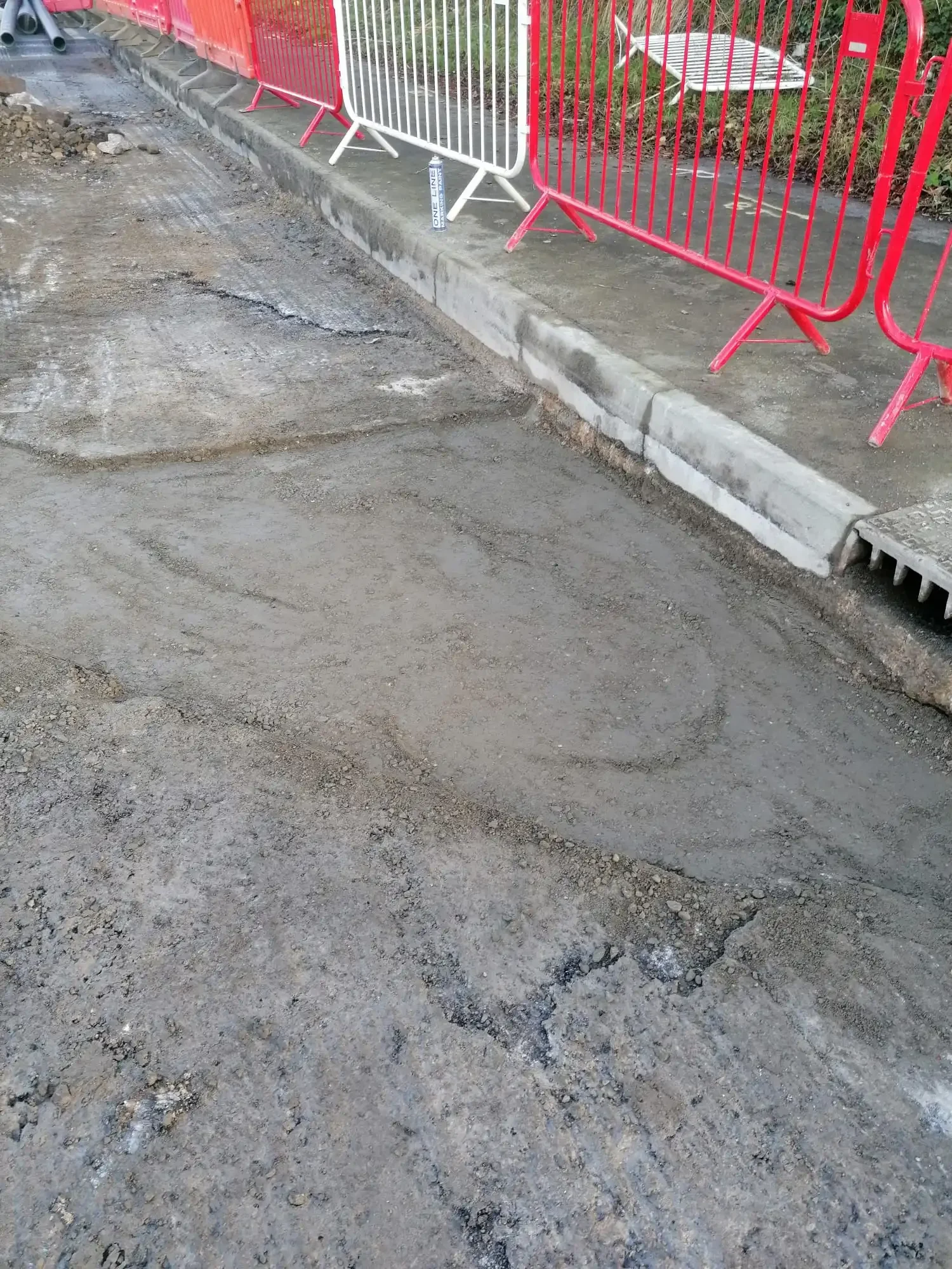 A64 Surface Water Drain Replacement — site photograph