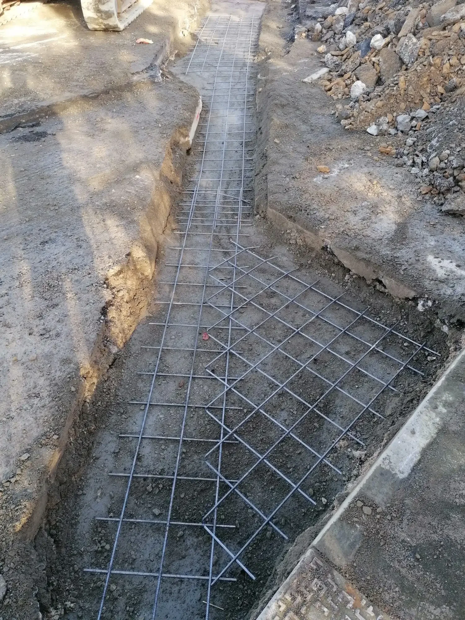 A64 Surface Water Drain Replacement — site photograph