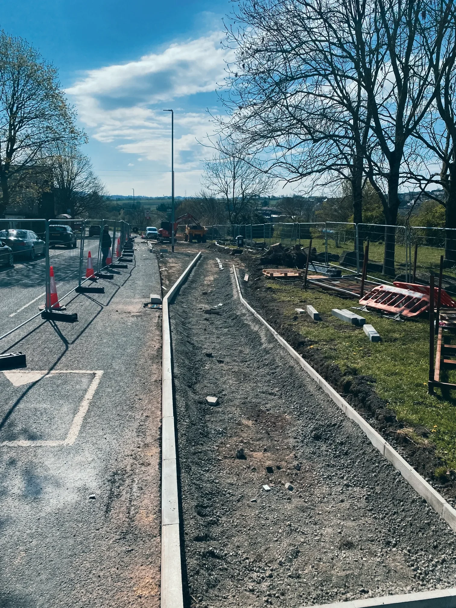 Cottingley Bus Layby Scheme — site photograph