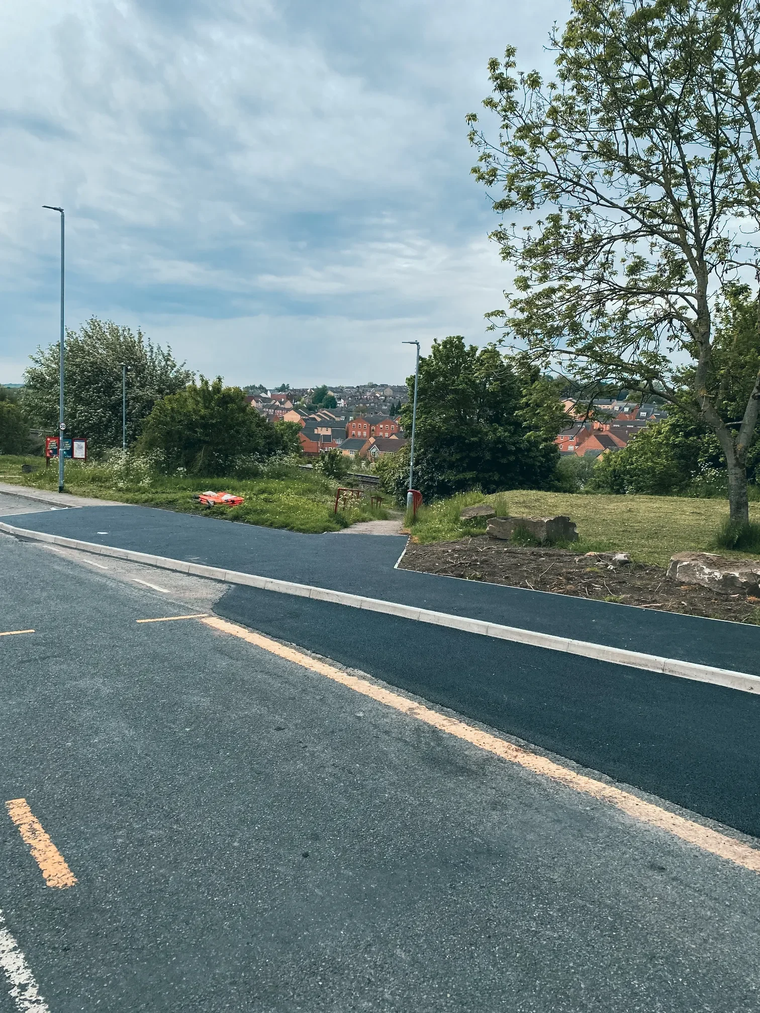 Cottingley Bus Layby Scheme — site photograph