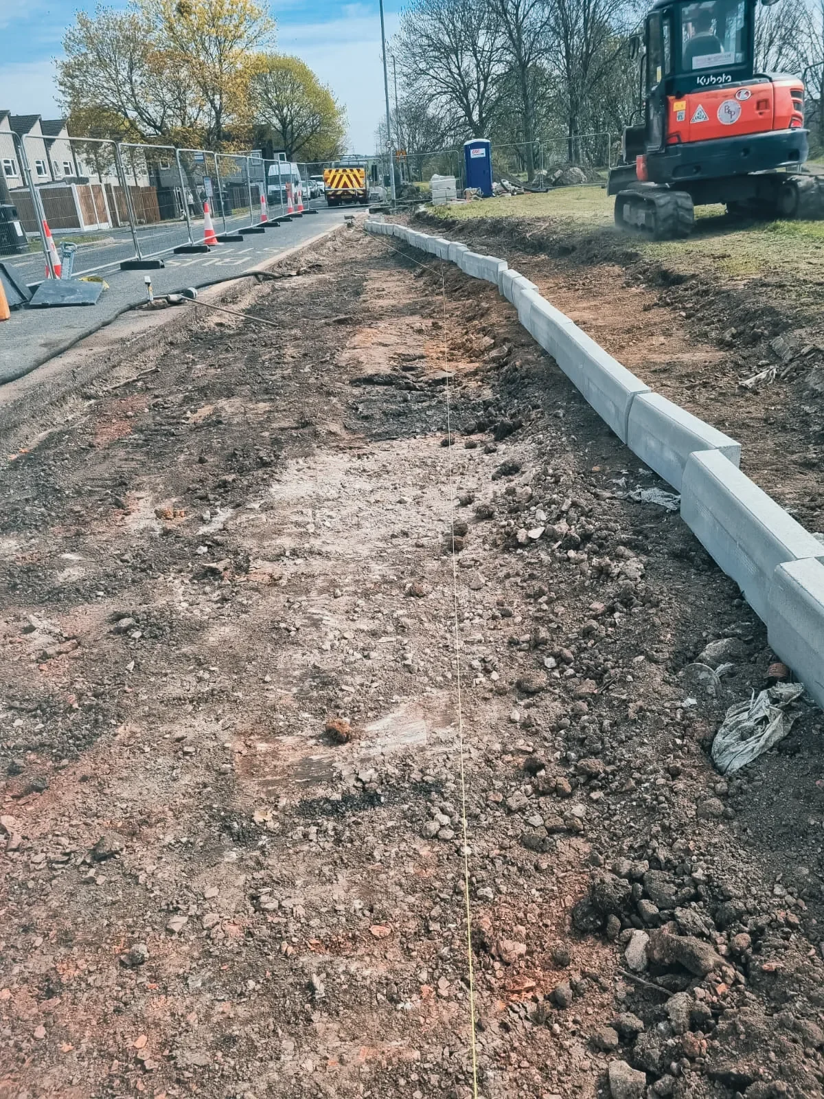 Cottingley Bus Layby Scheme — site photograph