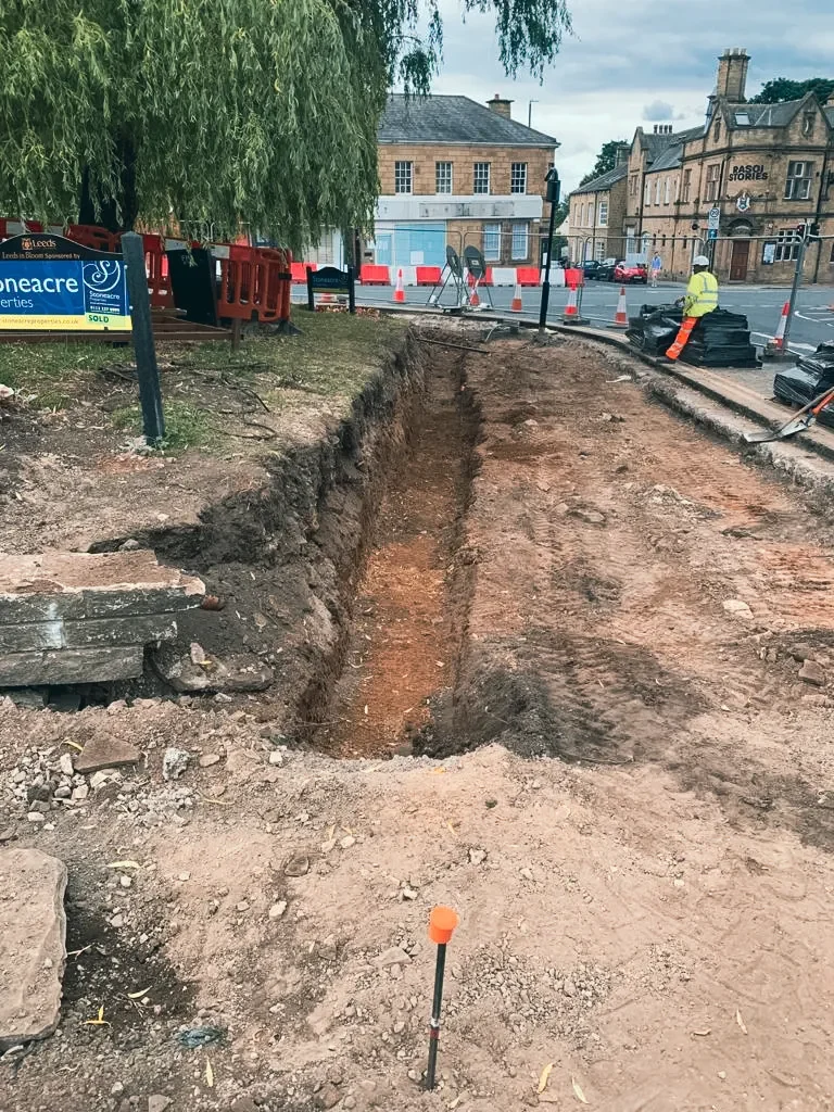 Junction Modification at Stainbeck Lane onto Harrogate Road — site photograph