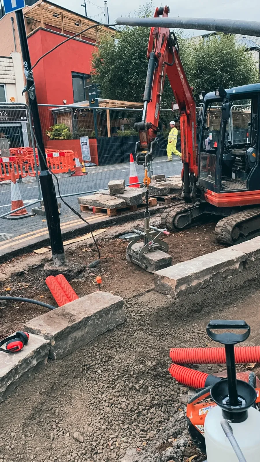 Junction Modification at Stainbeck Lane onto Harrogate Road — site photograph