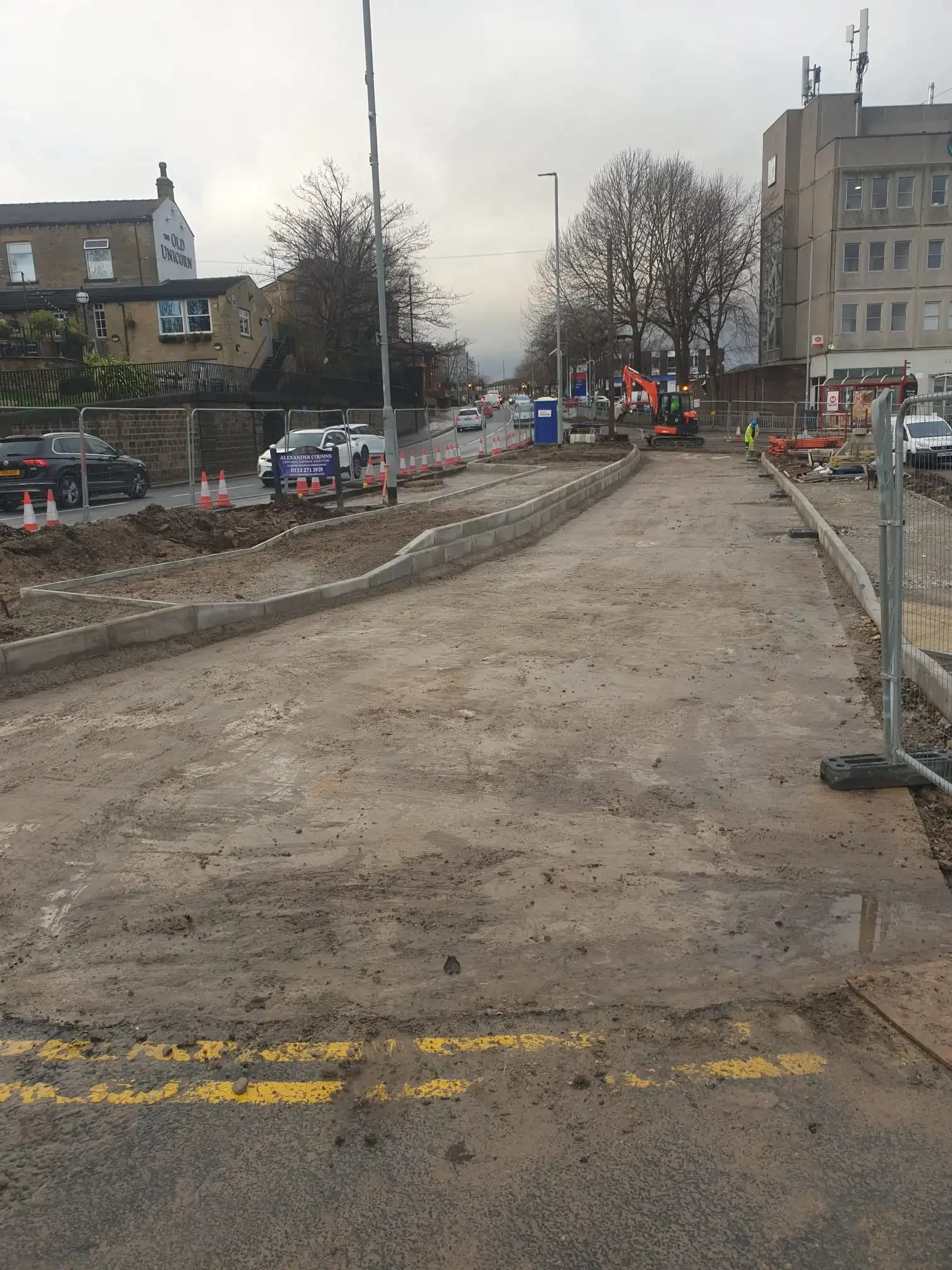 Bramley Bus Station Upgrade — site photograph