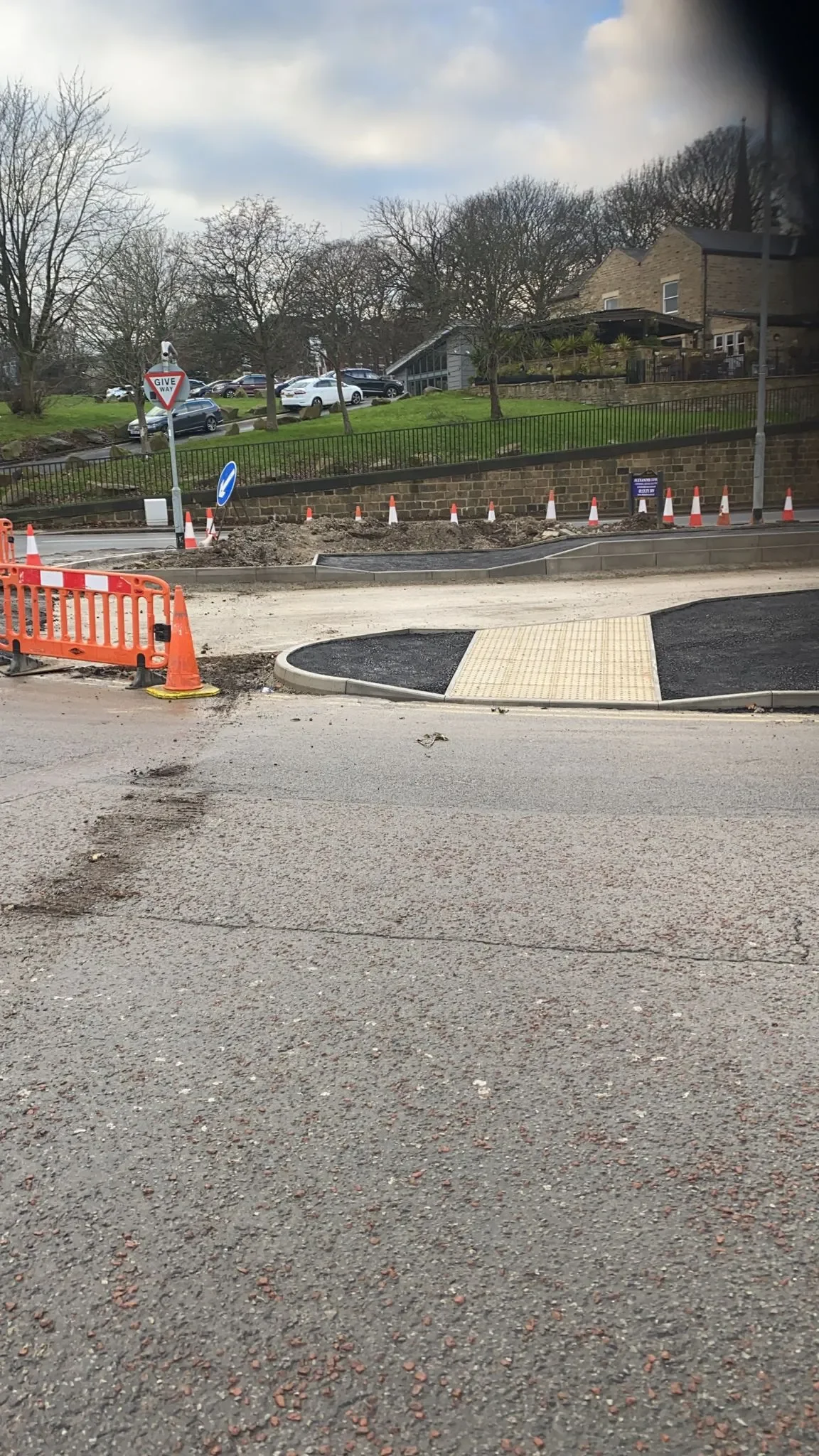 Bramley Bus Station Upgrade — site photograph