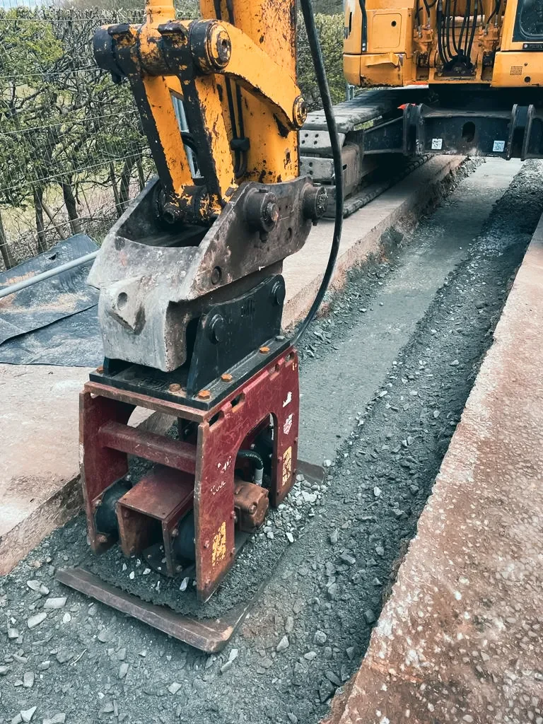 Drainage Improvement on the A602, Stevenage — site photograph