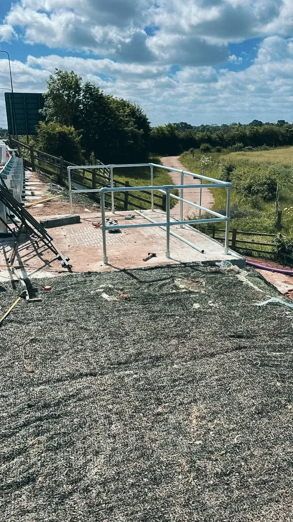 M11 Junction 14 Geo Works — site photograph