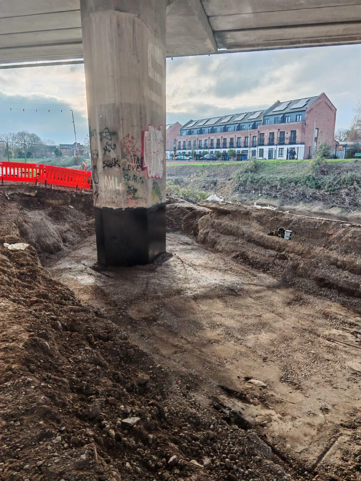 Palatine Bridge Erosion Protection — site photograph