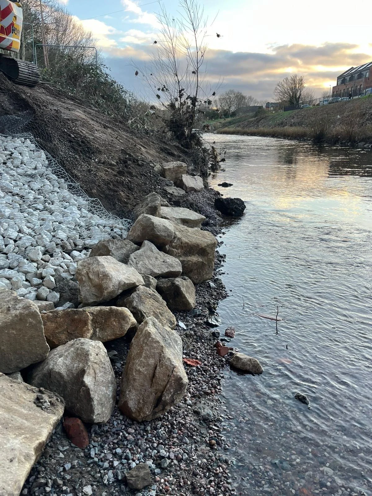 Palatine Bridge Erosion Protection — site photograph