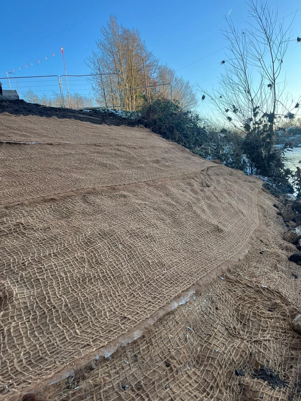 Palatine Bridge Erosion Protection — site photograph