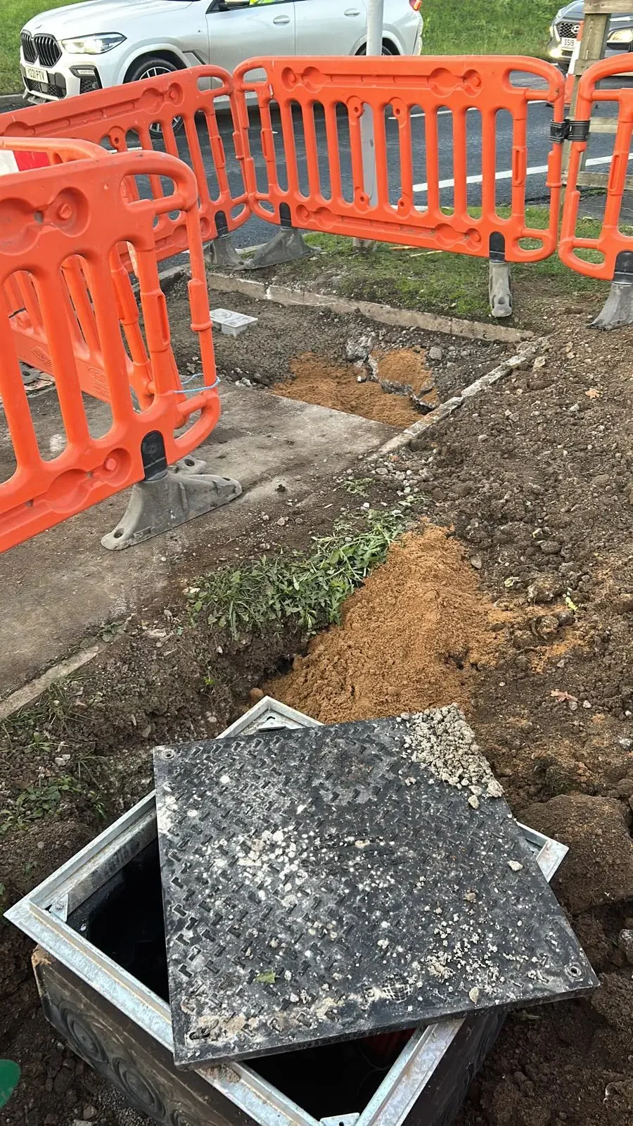Carriageway Improvement Works at M1 Junction 46 — site photograph