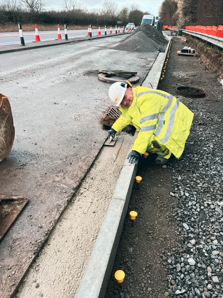 Layby Improvements on the A66, Neasham — site photograph
