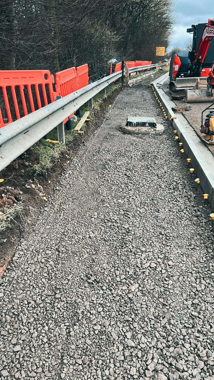 Layby Improvements on the A66, Neasham — site photograph