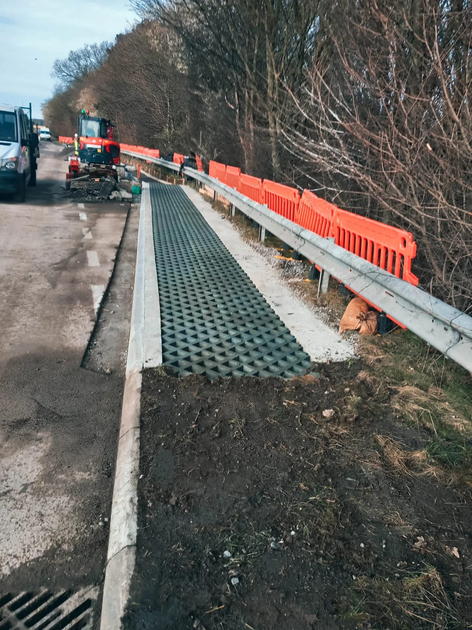 Layby Improvements on the A66, Neasham — site photograph