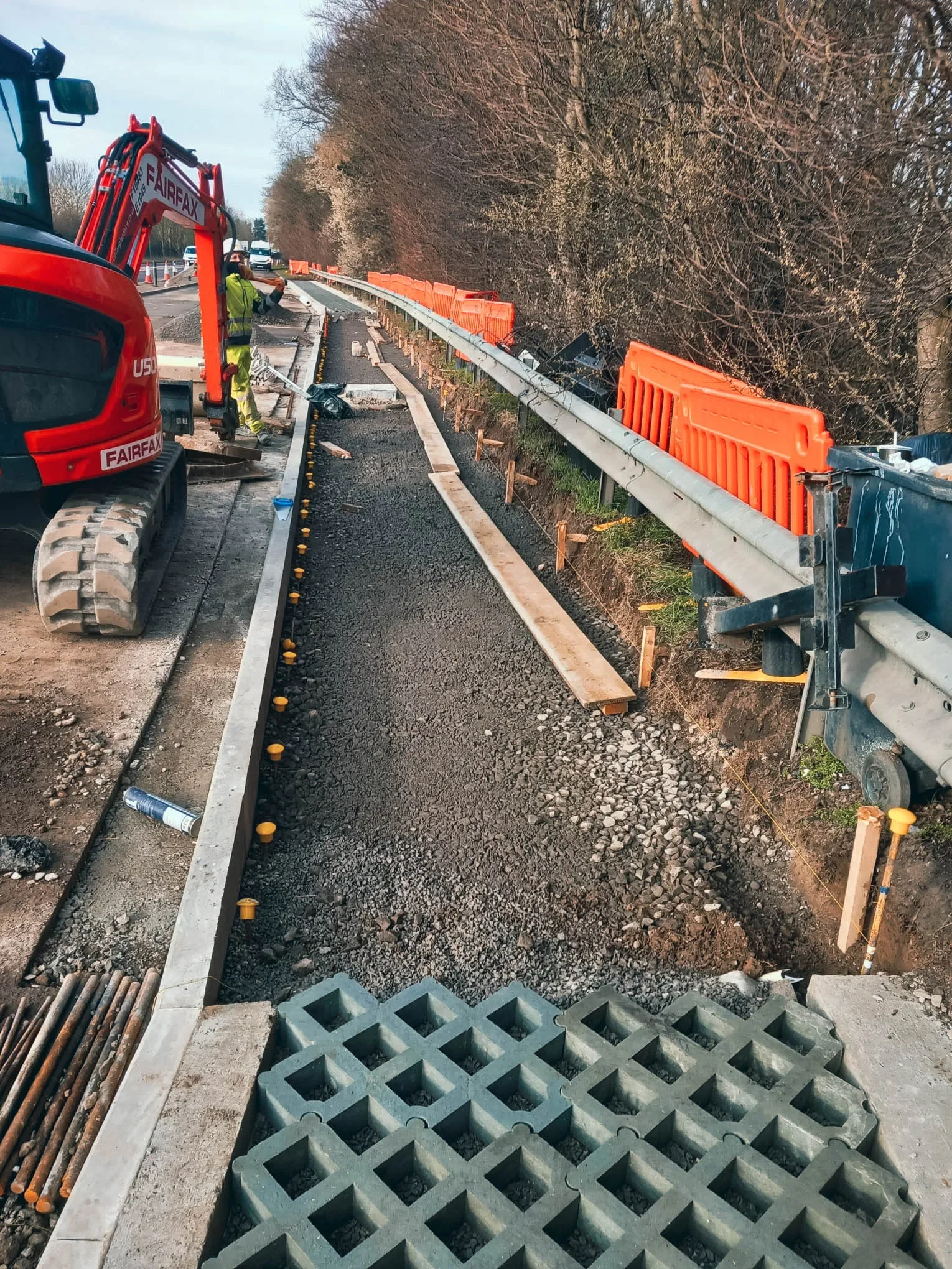 Layby Improvements on the A66, Neasham — site photograph
