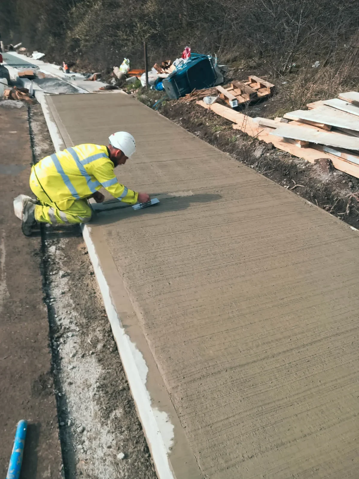Layby Improvements on the A66, Neasham — site photograph