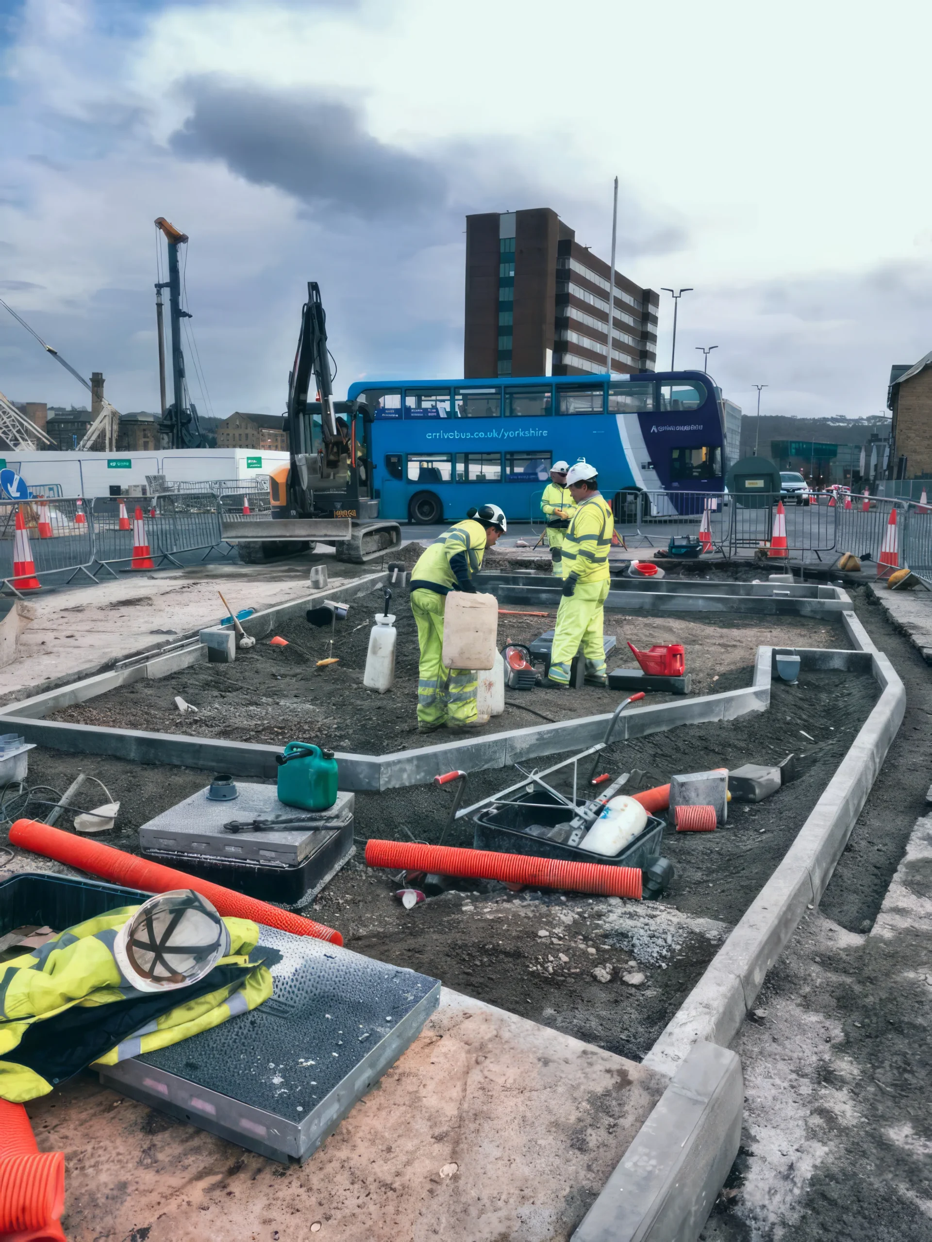 A6120 Ring Road Widening at Fink Hill — site photograph