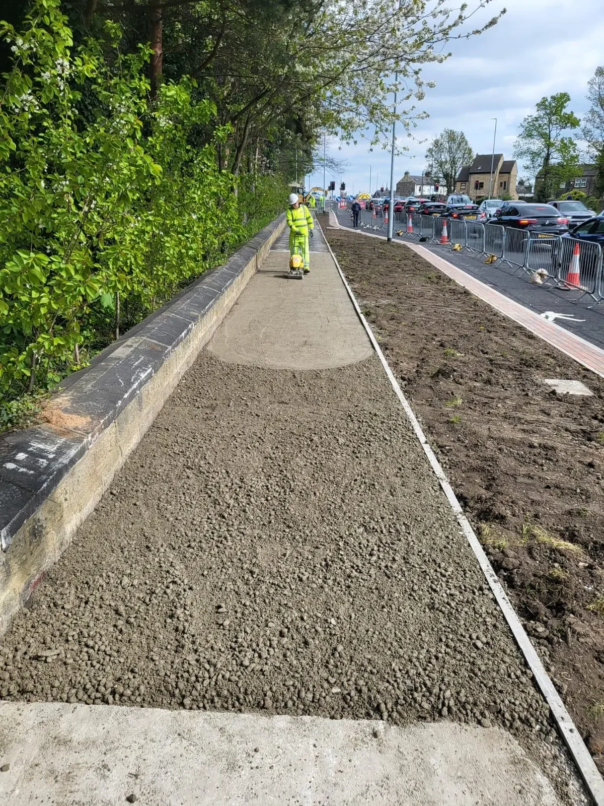 A6120 Ring Road Widening at Fink Hill — site photograph