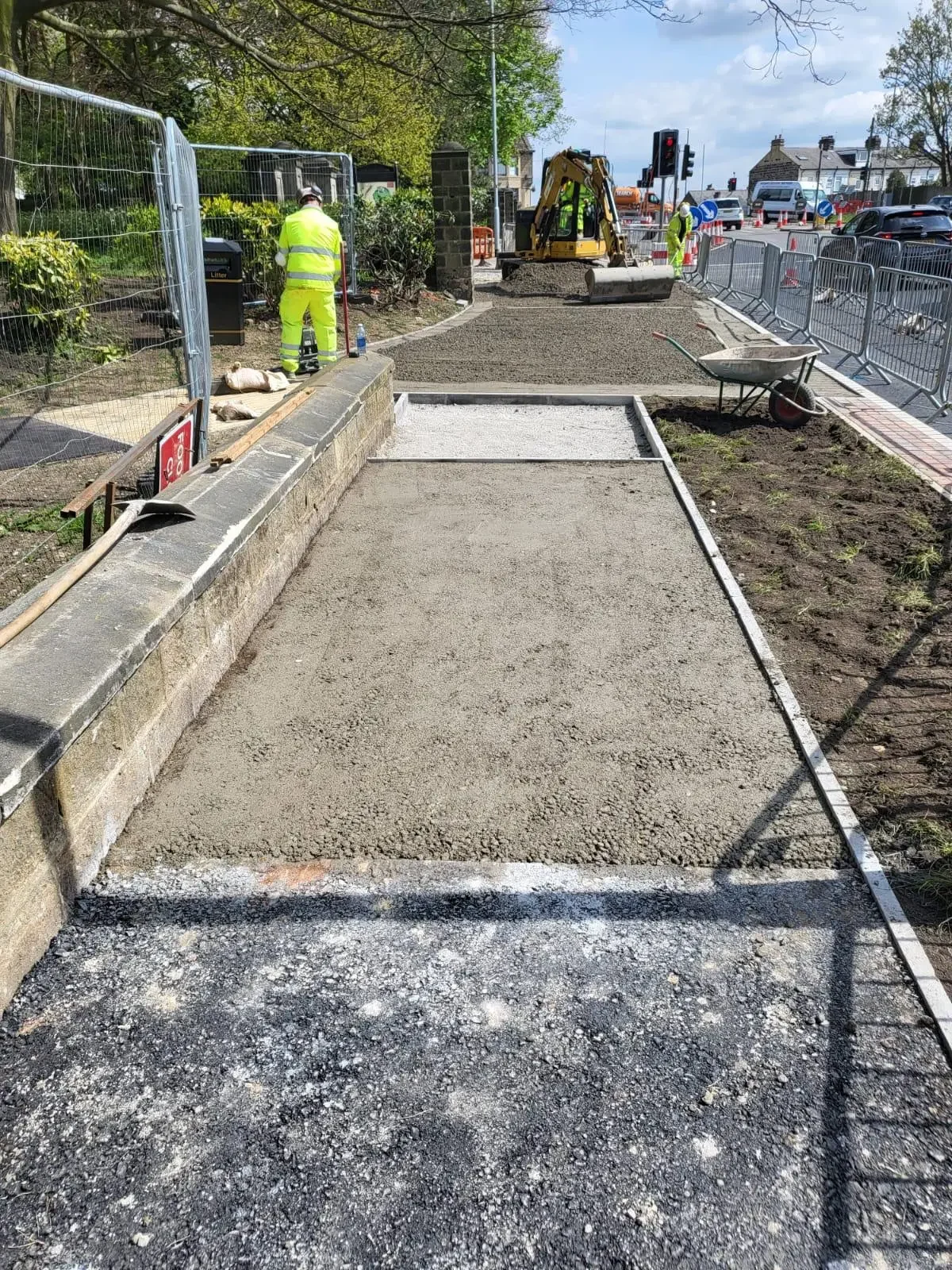 A6120 Ring Road Widening at Fink Hill — site photograph