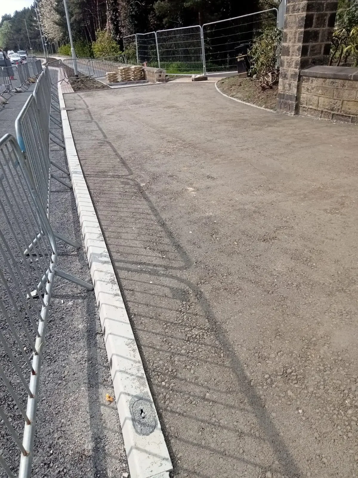 A6120 Ring Road Widening at Fink Hill — site photograph