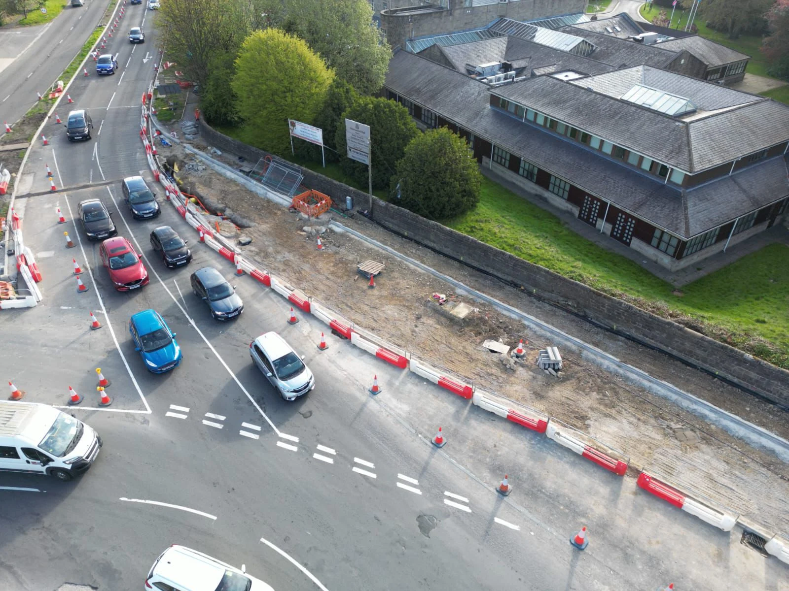 Lawnswood Roundabout — site photograph
