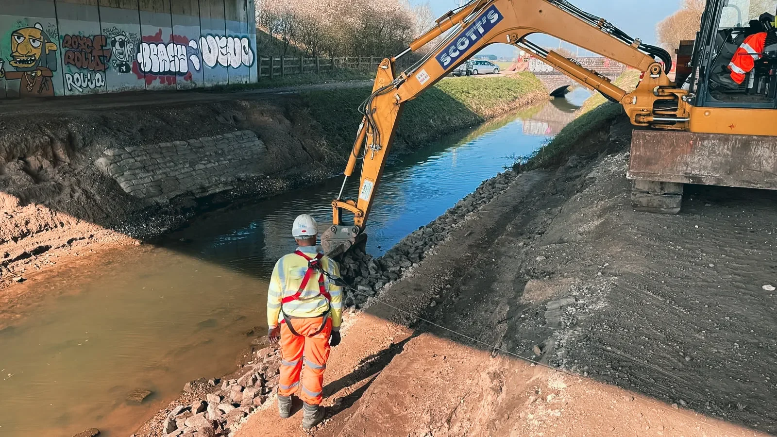 A46, Old Decoy Main Drain — site photograph