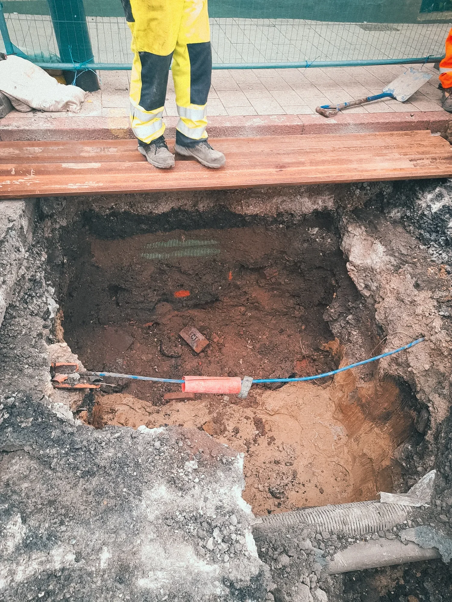 Fixing Drainage on Bishopgate Street in Leeds — site photograph