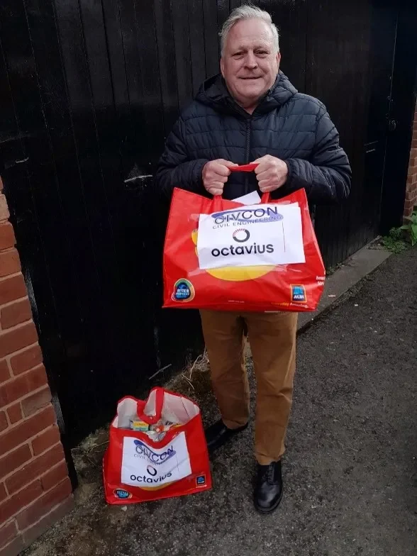 Supporting Pontefract Foodbank: A Joint Donation from Local Contractors
